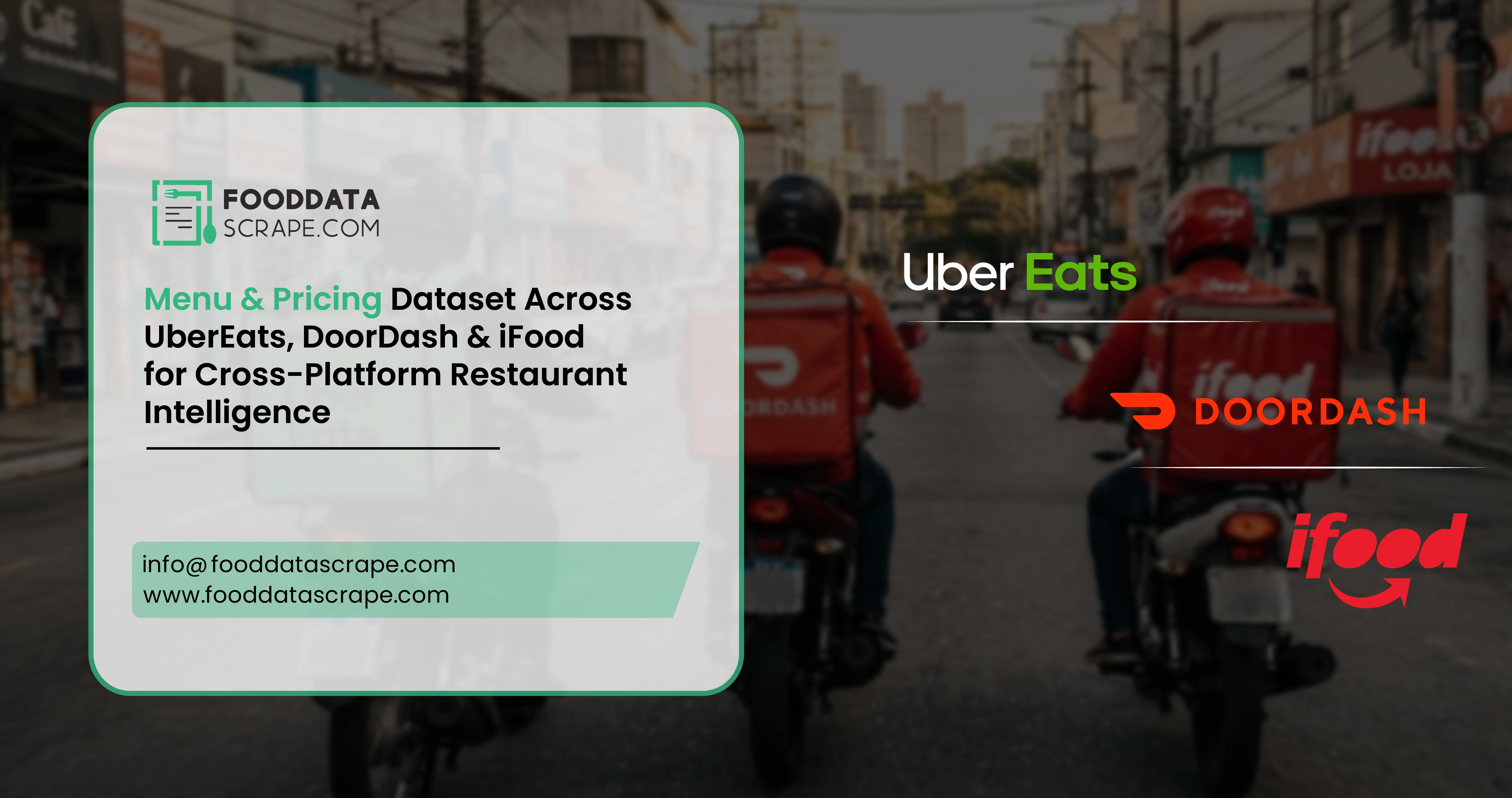 Menu & Pricing Dataset Across UberEats, DoorDash & iFood for Cross-Platform Restaurant Intelligence